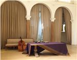 Bosphore 100% linen french table linens in Amethyst