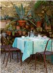 Empreintes vegetales in Curacao french table linens