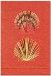 Red scallop embroidery linen guest towels