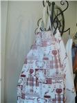 Alsace red design on Apron imported from France