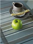 Bayadere french placemats set of 8 in Poivre