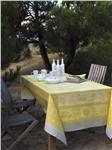 Escale Marine in Yellow french tablecloth 