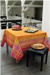 Rajasthan french tablecloth in Curry 