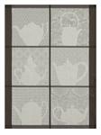 Thes (tea) french dishtowels in Jasmine