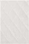 Santorin white waffle weave bath towels