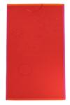 Sanae beach towel in Cherry by Le Jacquard Francais 