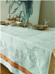 Renaissance french tablecloth in Ivory