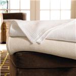 Riviera all cotton waffle weave blanket