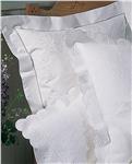 Alice matelasse coverlet in White or in Ivory