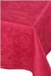 Tivoli in Azalea 100% linen french jacquard table linens
