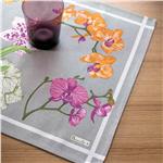 Orchidees in Grey french towel by Beauville