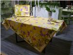 Orchidees in Yellow table linens by Beauville