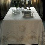 Blois 100% linen tablecloth in beige