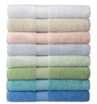 Etoile bath linens in light colors
