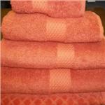 Etoile Bath towels in Paprika on sale