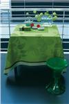 Jardin Exotique garden table linen in Moss Green 