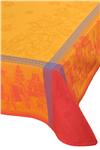  Marche Chinois french tablecloth in 86x86 size by Le Jacquard Francais 