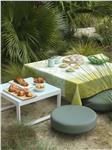 syracuse green French tablecloth