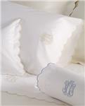 Portofino scalloped edge Twin Duvet cover plus sizes