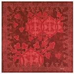 Rialto garnet red tablecloth