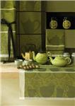 Thes (tea) french towels in green
