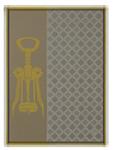 Tire Bouchon french dishtowel in Lichen
