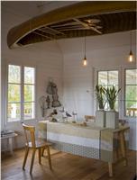 Nature Urbaine beige clearance by Le Jacquard Francais