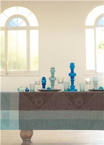 Bosphore 100% linen french table linens in Nutmeg