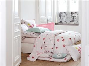 Conte D'Hiver in Pink for fitted sheet and bedskirt