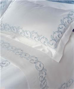 Marina embroidery  bed linens by DEA