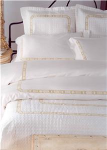 San Remo basket weave pique coverlets 