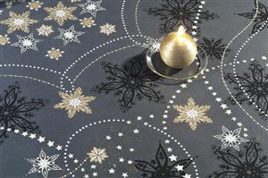 Galaxie in Grey table linens by Beauville