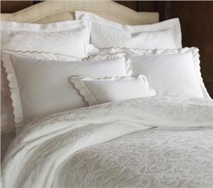 Calypso 400 thread count bed sheets embroidery color Linen