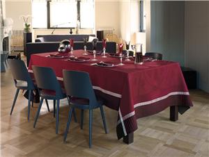 Art Deco in Garnet-Red size 69x98 tablecloth