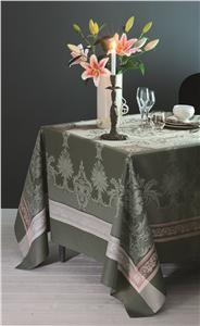 Renaissance in Gris poudre grey table linens