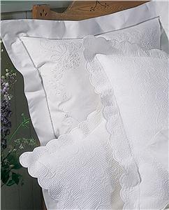 Alice matelasse coverlet in White or in Ivory