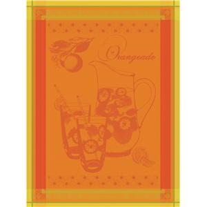 Orangade french tea towel