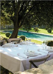 Venezia in Champagne french table linens