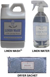Blue Violet Linen wash and Silk wash