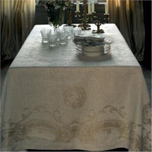 Blois 100% linen tablecloth in beige
