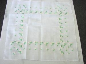 Daisies and Daisies Handkerchief