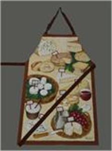 Fromages french tea towel and apron 