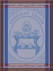 Chocolat Chaud bleuet tea towel