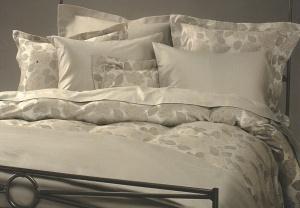 Hydrangea Sage bed linens by SDH