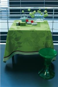 Jardin Exotique garden table linen in Moss Green 