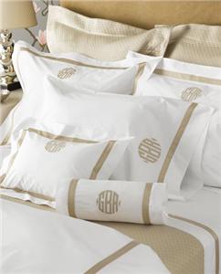 Lowell 600 thread count Italian Twin flat sheet and other bed linens