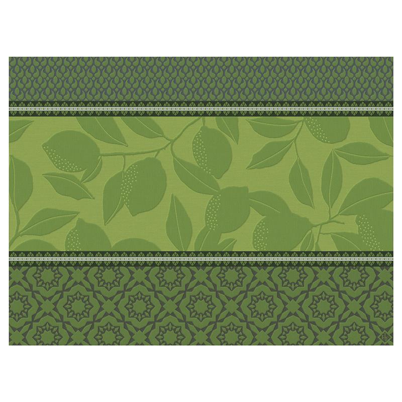 Sous les Citronniers tea towels by Le Jacquard Francais