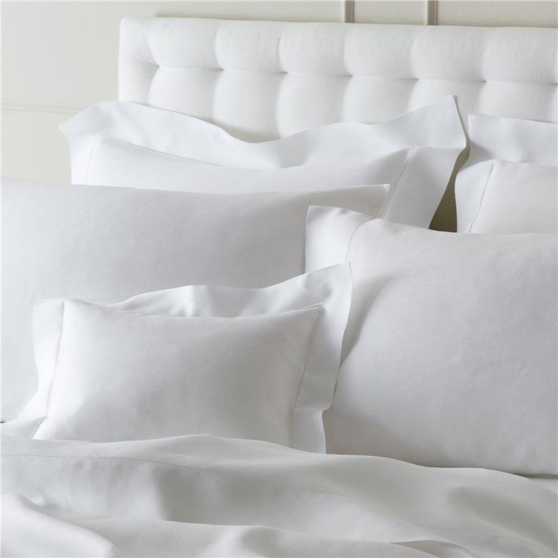 Matouk Verano Linen Hemstitch For Duvet Cover And Or Bed Sheets Verano Linen Duvet Cover And Or Bed Sheets