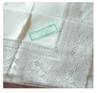 White Lace on White Linen Handkerchief