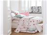 Conte D'Hiver in Pink for fitted sheet and bedskirt